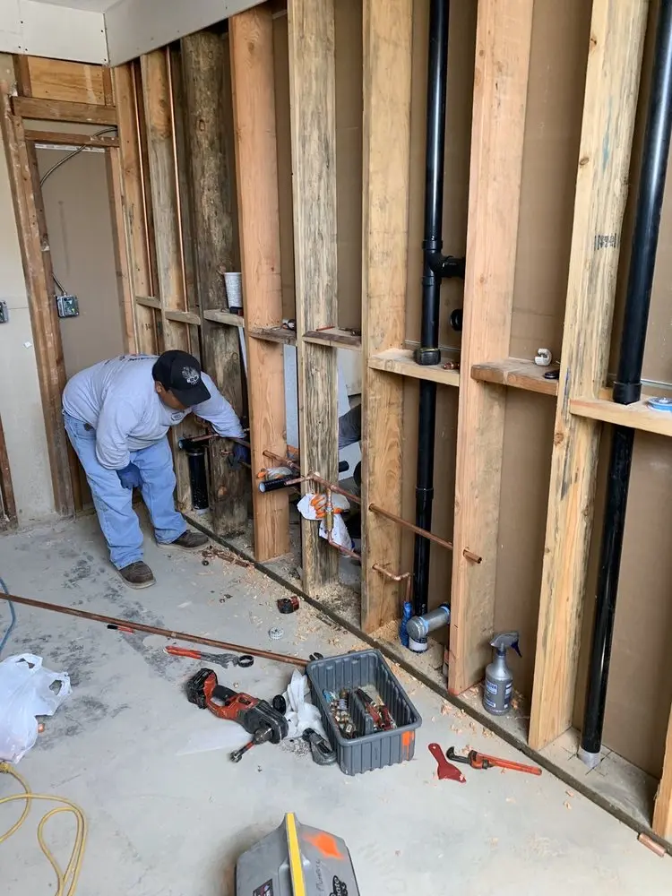 Commercial rough-in plumbing for Water Heater Replacement in Dixie Hills